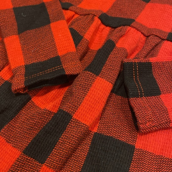 Old Navy Red & Black Checkered Plaid Christmas Holiday Dress 2T - Picture 5 of 14